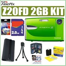 Fujifilm Fuji Finepix Z20fd 10MP Digital Camera (Lime Green) - 2GB Accessory Kit
