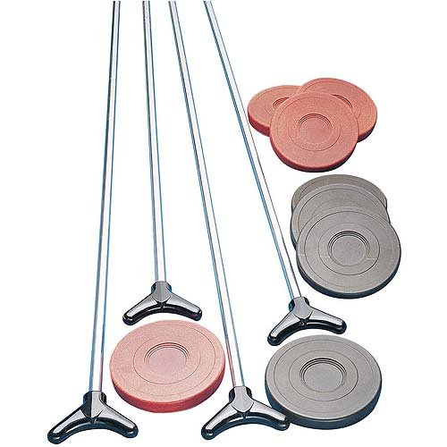 Champion Sports Outdoor Shuffleboard Cue and Puck Set