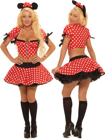 Sexy Minnie Mouse Character Costume