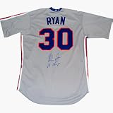 Nolan Ryan New York Mets Autographed Authentic MLB Baseball Jersey (Away) with 69 Champs Inscript