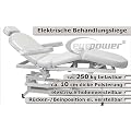 11935 elektrische 2 Motoren Behandlungsliege Therapieliege Massageliege Ruheraumliege in wei�