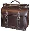 New Bugatti Burgundy Leather Briefcase Laptop