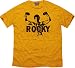 Rocky Pose Vintage Washed Gold Tee T-shirt