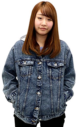 (マルカワジーンズパワージーンズバリュー) Marukawa JEANS POWER JEANS VALUE Gジャン レディース ジージャン デニムジャケット フード 1color