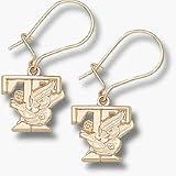 Toronto Blue Jays 3/8 New Logo Dangle Earrings - 10KT Gold Jewelry