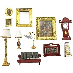 Melissa and Doug Deluxe Doll-House Living Room Accessories by Melissa & Doug
