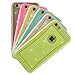 iPhone 6 Case, Bundle 6 Pack Silicone Case [Ultra Slim] Glitter Jelly Soft TPU GEL Protective Cover Rubber Shell Skin Assorted Color (Pink, Grey, Golden, Blue, Clear) for Apple iPhone 6 4.7