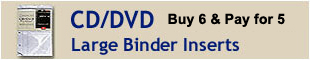 Binder Insert - Buy 6 and pay for 5 only.