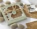 Natural Bamboo Eco-Friendly Coaster Favors (Four Coasters per Favor!) - Baby Shower Gifts & Wedding Favors (Set of 12)