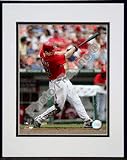 Austin Kearns 2006 Batting Action Double Matted 8 X 10 Photograph in a Black Anodized Aluminum