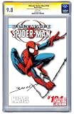 Ultimate Spider-Man #104 'White' Variant Cover 1 in 100 Signed by Mark Bagley CGC Signature 9.8 (Wizard Authentic)