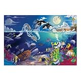 Melissa & Doug UNDERWATER PLAYGROUND 200 PC JIGSAW PUZZLE Sea Life