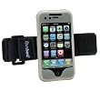Tuneband, Grantwood Technology's Armband, Silicone Skin, and Screen Protector for iPhone 1G and iPhone 3G and new iPhone 3G S, Cloud/Clear