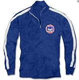 Chicago Cubs Royal Blue Amsterdam Full Zip Track Jacket by Antigua