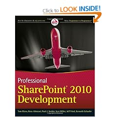 Professional SharePoint 2010 Development (Wrox Programmer to Programmer)