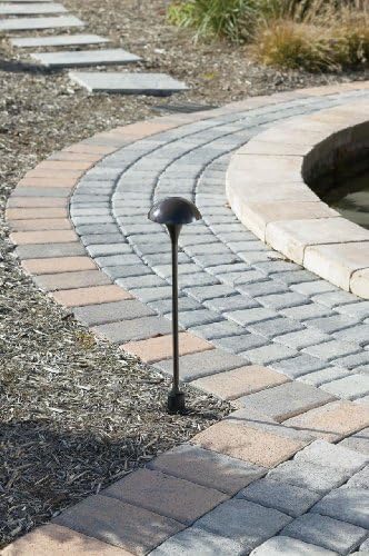 HadcoMUL4-NS7 Low Voltage Landscape Path Light, 12V, 20W, T3, Natural Brass