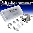 Distinctive 7-Piece Sewing Foot Home Dec Package - Includes Ruffler, Concealed Zipper Foot, Gathering Foot, 1/4 Welting Foot, Adjustable Zipper Foot, Non-Stick Foot, Roller Foot + Case - Fits All Low Shank Snap-On Singer, Brother, Janome and More!