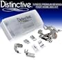 Distinctive 7-Piece Sewing Foot Home Dec Package - Includes Ruffler, Concealed Zipper Foot, Gathering Foot, 1/4" Welting Foot, Adjustable Zipper Foot, Non-Stick Foot, Roller Foot + Case - Fits All Low Shank Snap-On Singer, Brother, Janome and More!
