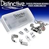 Distinctive 7-Piece Sewing Foot Home Dec Package - Includes Ruffler, Concealed Zipper Foot, Gathering Foot, 1/4" Welting Foot, Adjustable Zipper Foot, Non-Stick Foot, Roller Foot + Case - Fits All Low Shank Snap-On Singer, Brother, Janome and More!