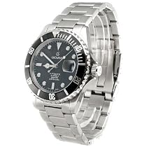 Grovana Herren-Armbanduhr XL Diver Analog Automatik Edelstahl 1571.2137-SW