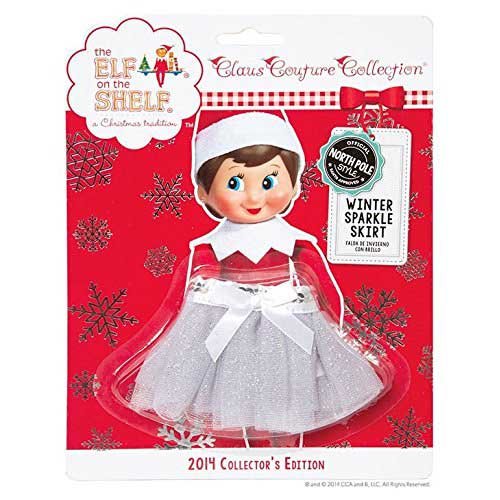 The Elf on the Shelf: A Christmas Tradition Claus Couture Collection Winter Sparkle Skirt Limited Edition