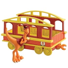  Dinosaur Train - Collectible Conductor With Train Car