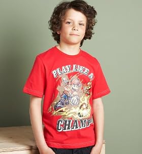Pure Cotton Short Sleeve Super Mario T-Shirt