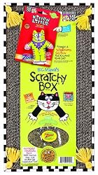 Fat Cat Kitty Hoots Big Mama's Scratchy Box Double Wide Purple