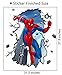 Giant Superman Spiderman 3D Wall Sticker for Kids Rooms Wall Adhesive Home Decor Wall Decals