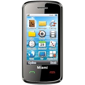 Orange Miami Pay As You Go Mobile Phone Including �10 Airtime - Black