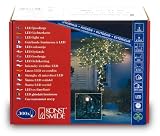 Konstsmide 3616-110 Micro LED Lichterkette (300 warm wei&szlig;e Dioden, 24V Au&szlig;entrafo, 18W, schwarzes Kabel)