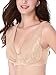 Intimate Portal Women's Anabel Wire Free Back Smoothing Full Coverage Mesh Bra Beige 38C