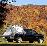 New Campright Truck Tent Full Size Crew Cab 5.5 Foot White On Top With Dark Gray Bottom