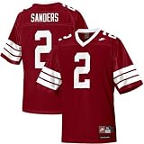 Nike Florida State Seminoles (FSU) #2 Deion Sanders Garnet Greats and Glory Football Jersey