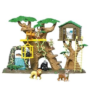 Amazon.com: Animal Planet Super Treehouse Playset: Toys & Games