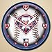 Philadelphia Phillies Baseball Wall Clock
