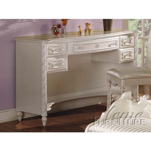Pearl Desk White Finish by Acme