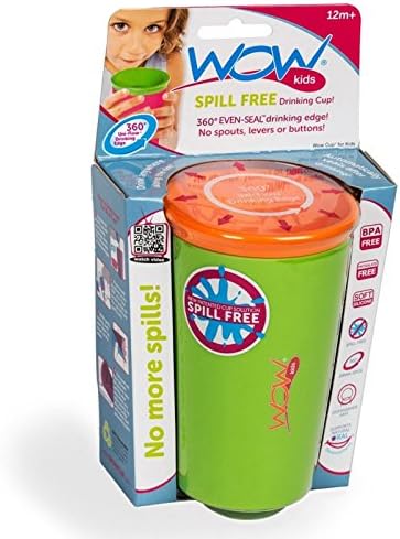 Green Wow Cup Spill Free Design