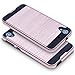 HTC Desire 626s Case, HTC Desire 626 Case,eTzone Premium Extra Slim Shockproof Case, Steel Hybrid Dual Layer [TPU + Soft Silicone] Protective Case Cover for HTC Desire 626 / 626s (626 Rose Gold)