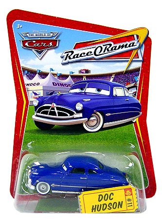 Disney / Pixar CARS Movie 1:55 Die Cast Car Series 4 Race-O-Rama Doc Hudson