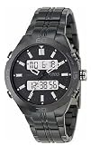 Fossil Men's BQ9385 Black Stainless Steel Bracelet Black Analog-Digital Dial Watch