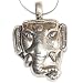 Girl Pendant with Chain Sterling Silver Jewelry 1.75 inches (spndt038)