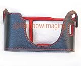 Rainbowimaging Black Genuine Leather Half Case for FUJIFILM FINEPIX X100 ca ....