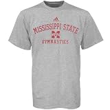 Adidas Mississippi State Bulldogs Ash Gymnastics Practice T-shirt
