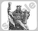 Gambrinus King of Beer Mouse Pad