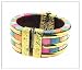 Multi Color Bold Wood Bangle