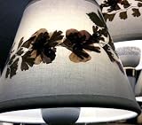12, CHANDELIER, or, CANDLE LIGHT, CLIP-ON, CREAM, LAMP, SHADES