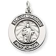 Sterling Silver Saint Jude Thaddeus Medal