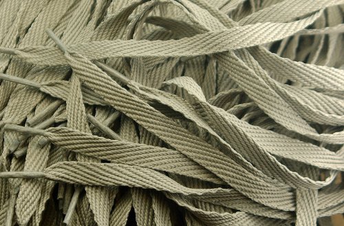 Flat 10mm x 120cm Silver Grey AL