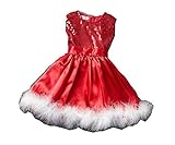 Candykids　子供クリスマス　ベビー 衣装ガールズ　ワンピース　キッズ コスチューム (100cm)